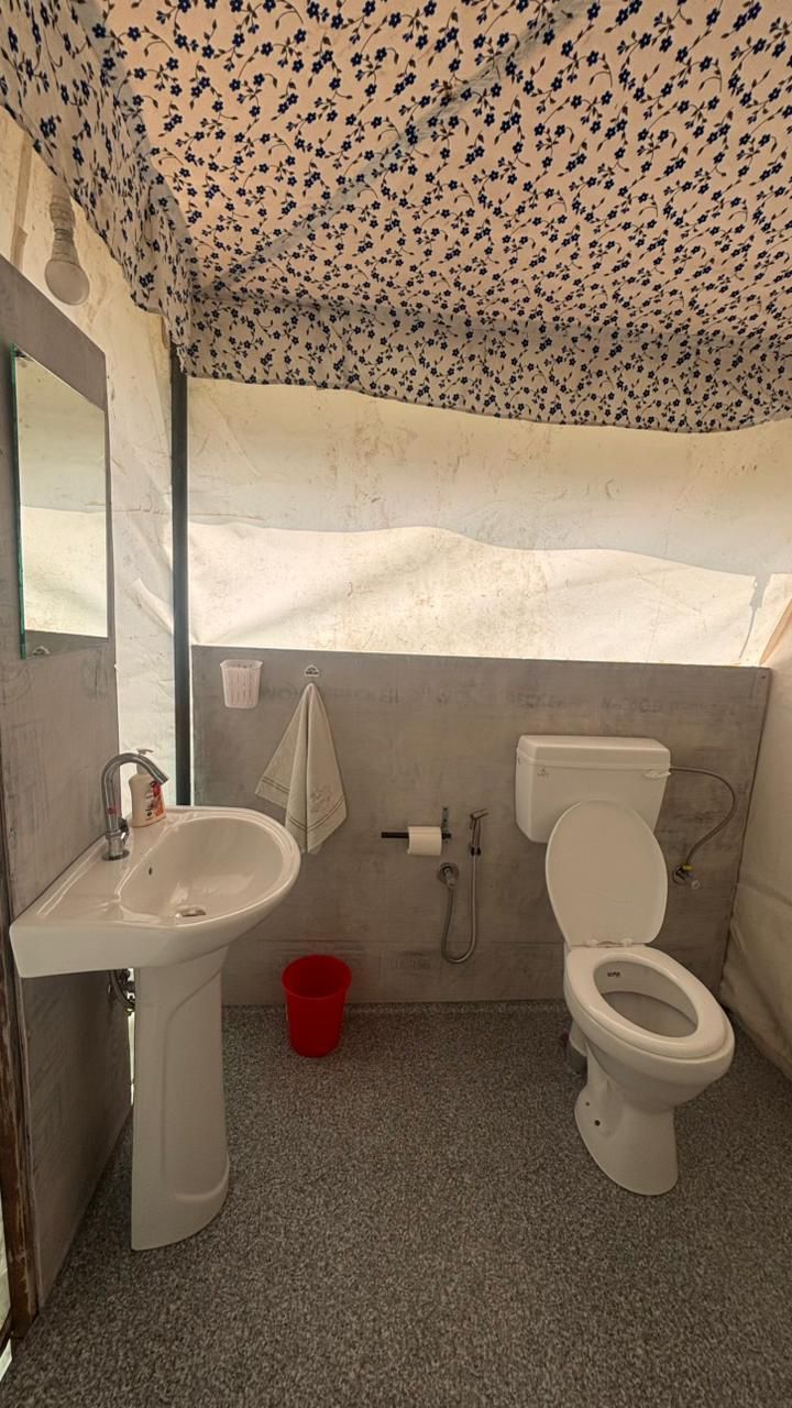 Swiss camp interior